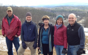 Fellows Gathering Cobb Hill, hikers
