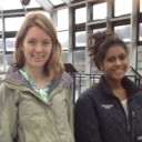 TSA Field Trip, Living Machine, Katie and Raji, cropped