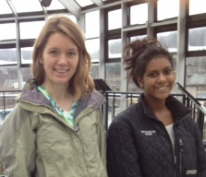 TSA Field Trip, Living Machine, Katie and Raji, cropped